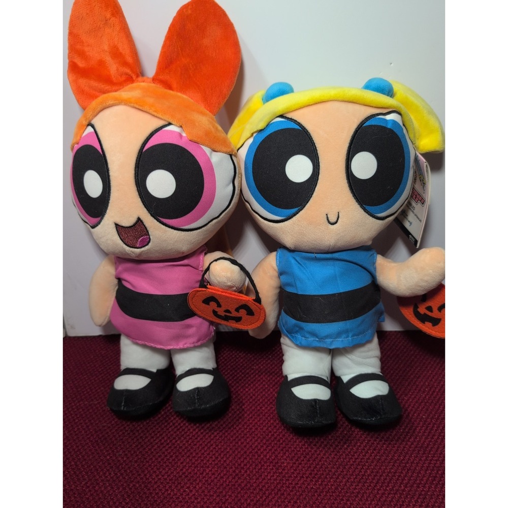 Powerpuff Girls Halloween Sidesteppers Lot Of 2 NWT Blossom And Bubbles *Read